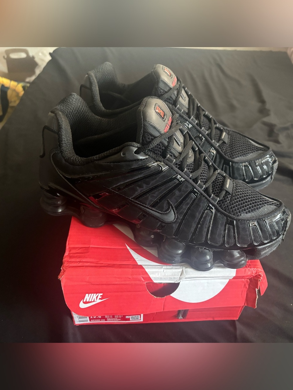 Mens Nike Shox All Black size 11